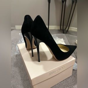 Jimmy Choo Anouk Black Suede 38.5